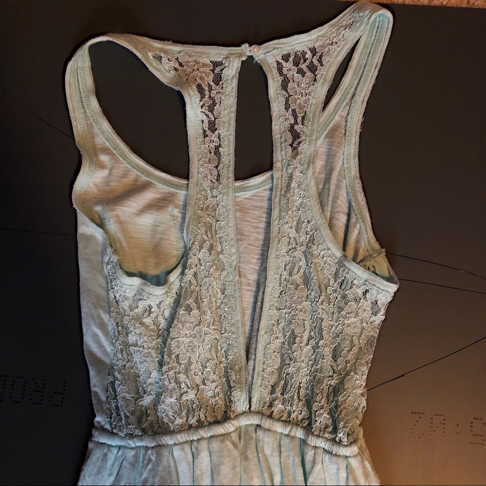 Pale Blue Hollister Maxi Dress